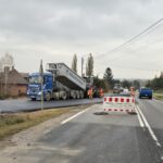 04_2024.11.14_DK9 km 1+350 widok od strony północnej na rondo -włączenie do istniejącej DK9 na węźle OPATÓW 1