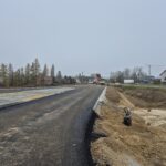 08_08.11.2024_DK9 km 1+350 widok od strony północnej z ronda na wężle Opatów I na włączenie do istniejącej DK9 zdj2