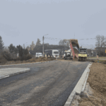 09_08.11.2024_DK9 km 1+350 widok od strony północnej z ronda na wężle Opatów I na włączenie do istniejącej DK9