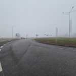 19_27,12,2024 S74 km 9+430 widok od strony północnej Objazd Rondo Okalina