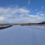 09_18.02.2025_DK9 km 4+550 widok od strony południowej na rondo biszkopt, węzeł WO skrzyżowanie z S74