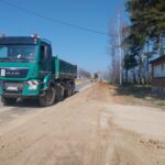 01_28.03.2025 DK9 km 0+200 widok od strony północnej na DD15.1 przygotowanie pod objazd