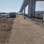 02_28.03.2025 DK9 km 0+200 widok od strony północnej na DK 9, KD-1 chodnik przy DD15.1