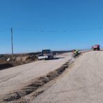 03_18.03.2025 DK9 km 0+600 łącznica A widok od strony wschodniej bruki i zasadnicza