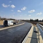 04_25.03.2025 DK9 km 0+600 łącznica A widok od strony skropienie pod w-wy bitumiczne