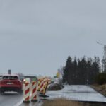 05_2025.03.13_DK9 km 0+700 widok od strony południowo wschodniej na DK 9, DD 15.1 oraz KD-1