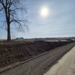 13_2025.03.04_DK9 km 4+550 widok od strony północno wschodniej na objazd i rondo, włączenie do DW757 (2)