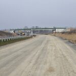 29.20250227_S74 km 8+600. Widok w kier. północnym (obiekt WD-4)