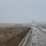 9.25.02.2025 DK9 km 5+050 widok od strony zachodniej rondo włączenie do DW757