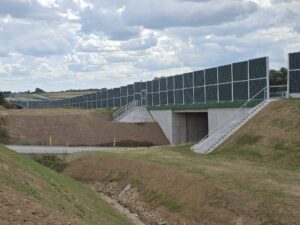 S74_km 6+380. Widok w kier. wschodnim (obiekt WS-1)