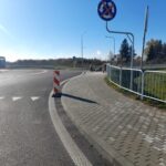 08_2025.11.04_DK9 km 3+200 widok od strony północnej na Rondo ul. Legionów roboty poprawkowe